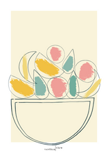 Indlæs billede til gallerivisning Plakat med frugtskål