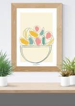 Indlæs billede til gallerivisning Plakat med frugtskål