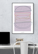 Indlæs billede til gallerivisning Utraditionel burger plakat
